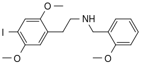 Struktur von 25I-NBOMe